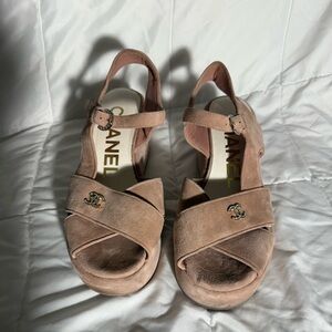 CHANEL Women's Beige Sandals